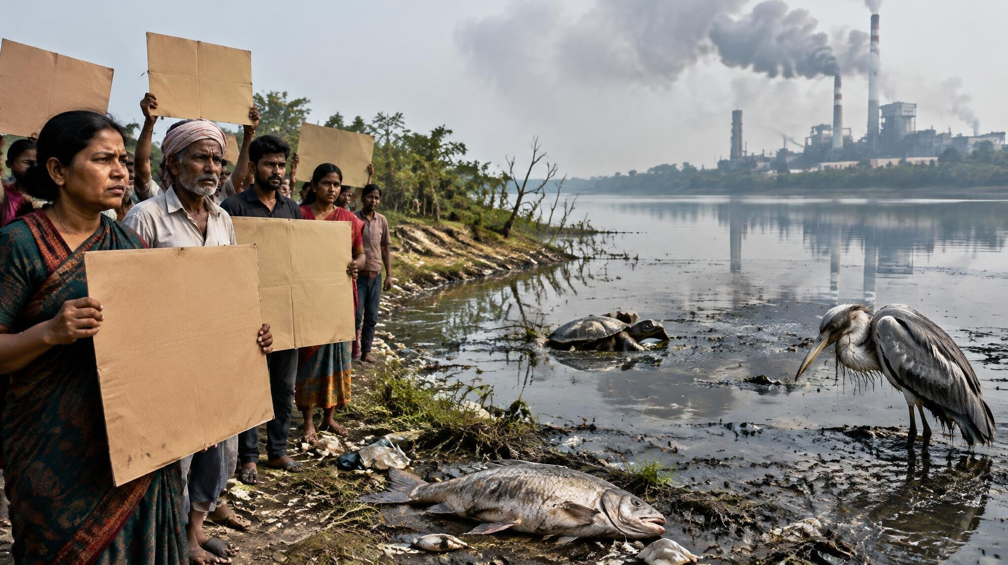 community affected by pollution